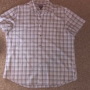 Grey plaid shirt